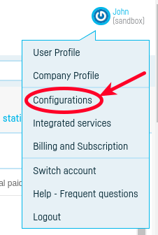 How do I change the appearance of an invoice? - step 1