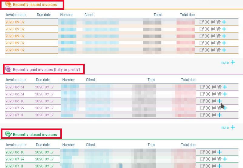 Managing invoices / documents - step 5