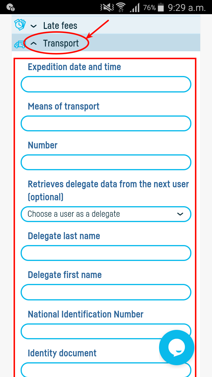 How do I add shipping invoice data? - step 1