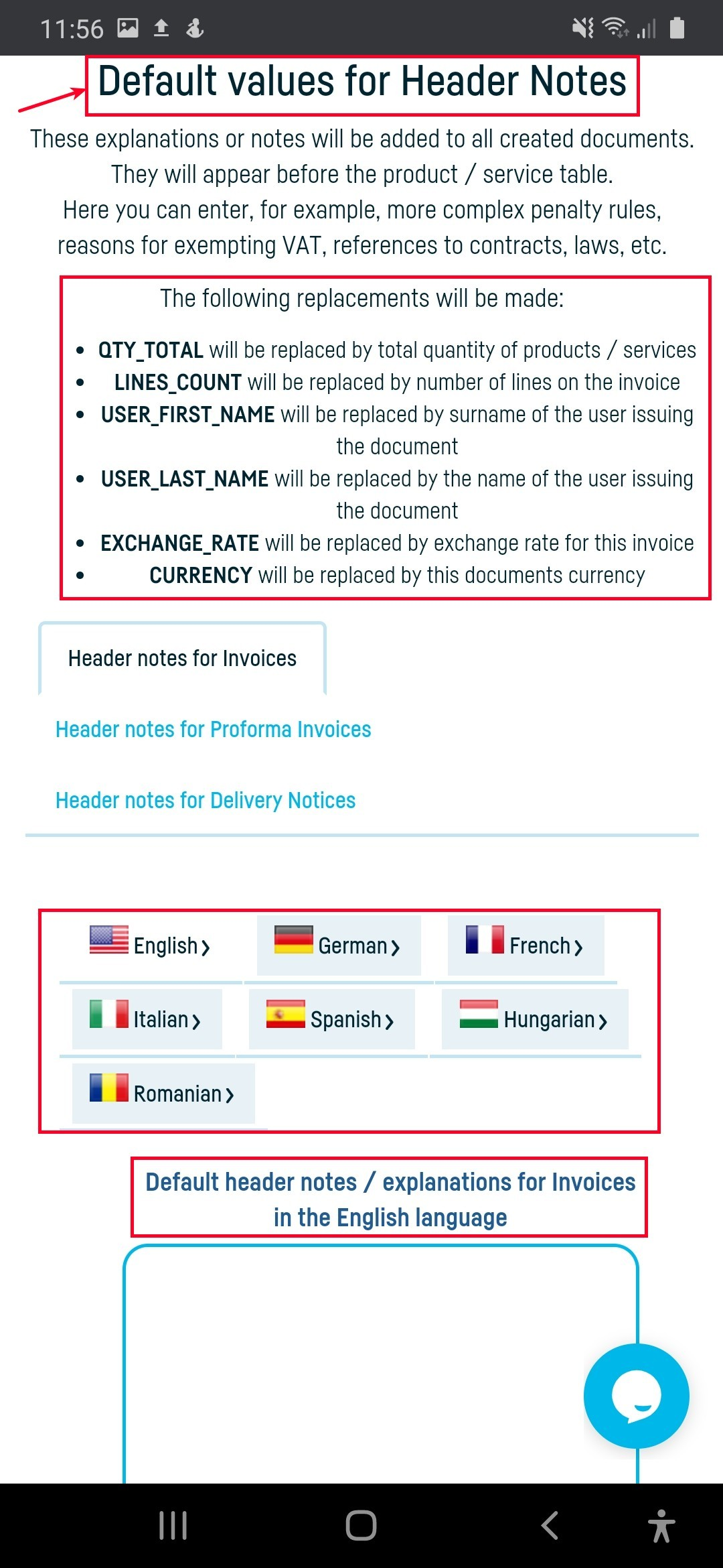 How can I add the issuer to the invoice? - step 5