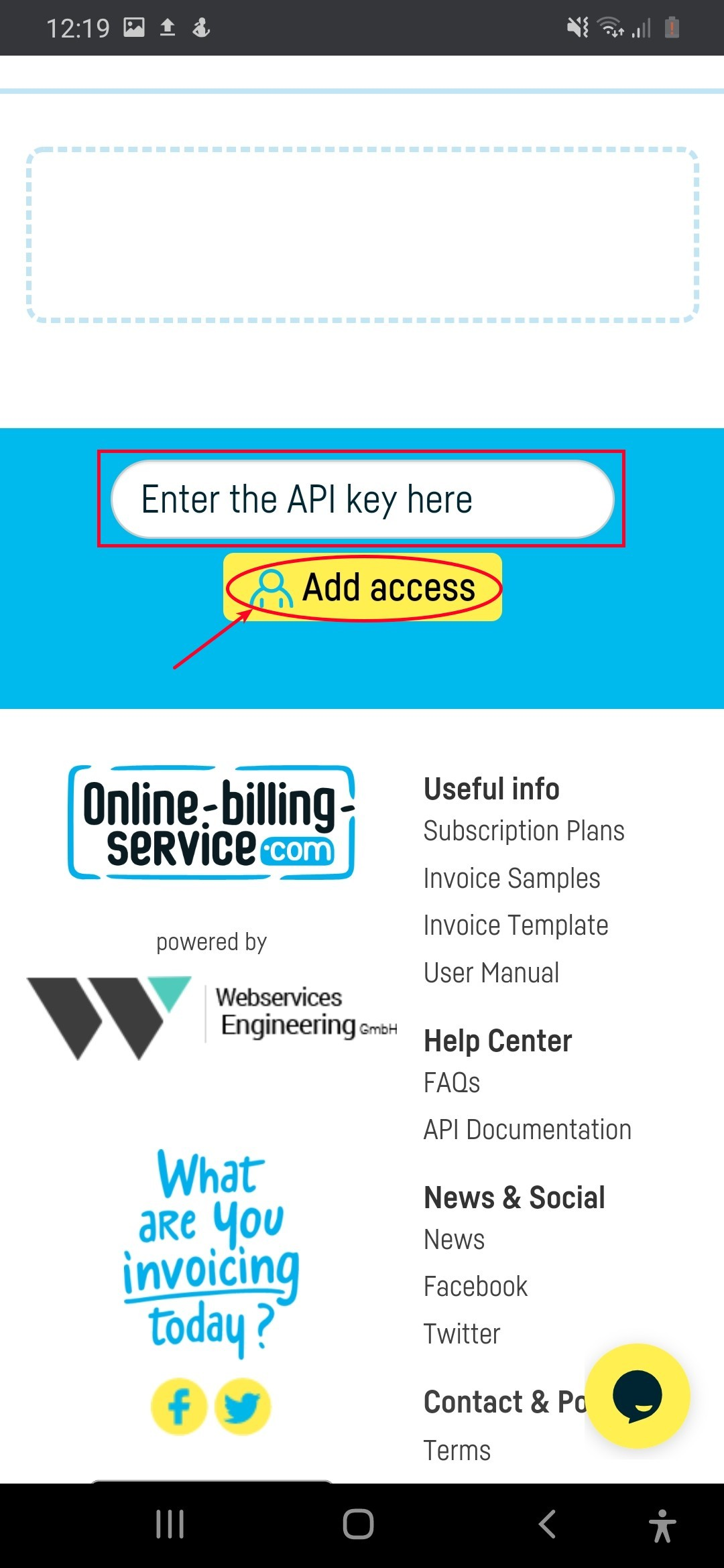 How do I link the accounts of multiples companies? - step 3