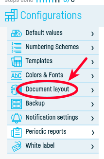 Invoice table cell alignments - step 2