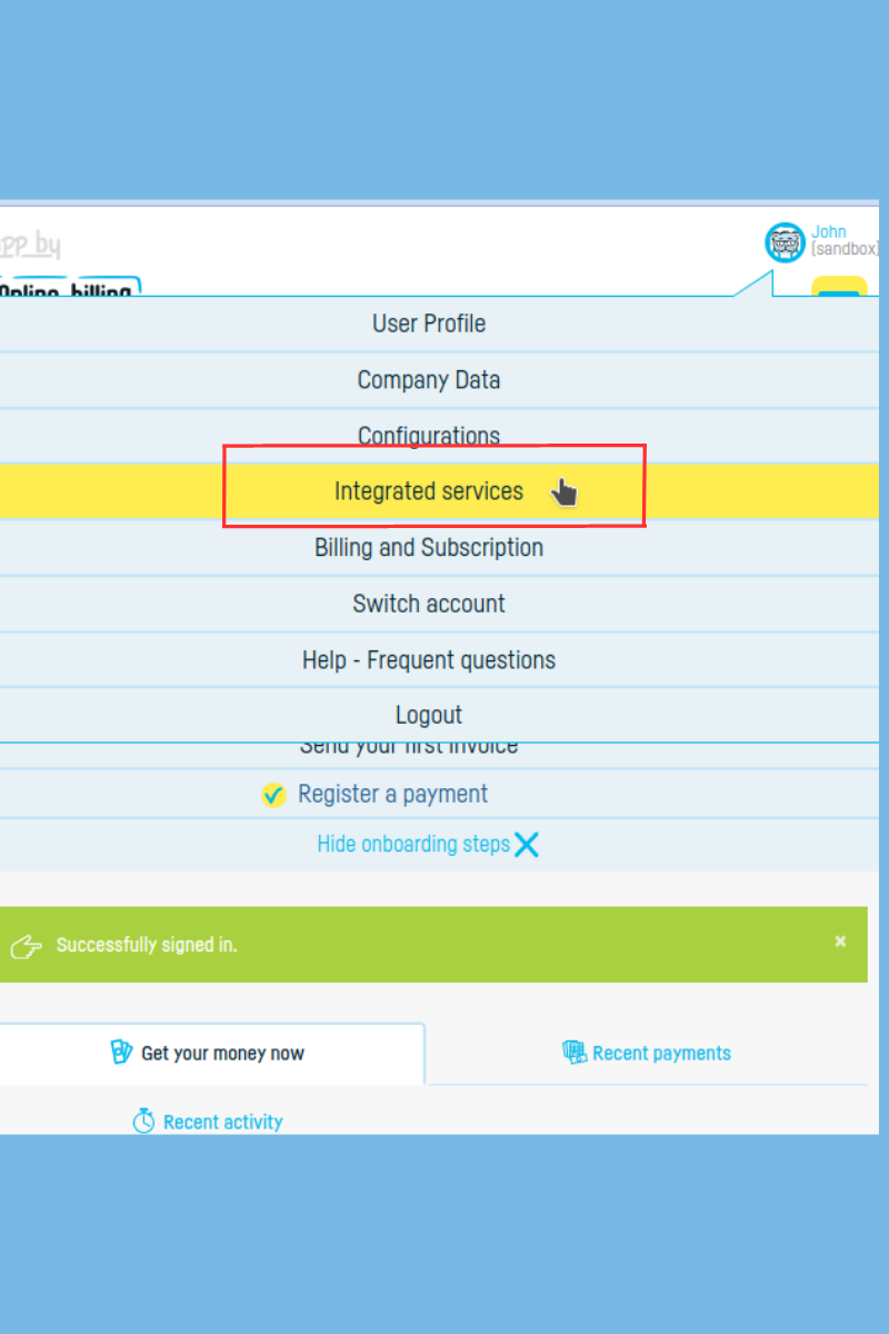 Automatically generate and send invoices from Stripe - step 1