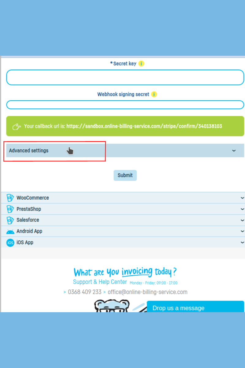 Automatically generate and send invoices from Stripe - step 3