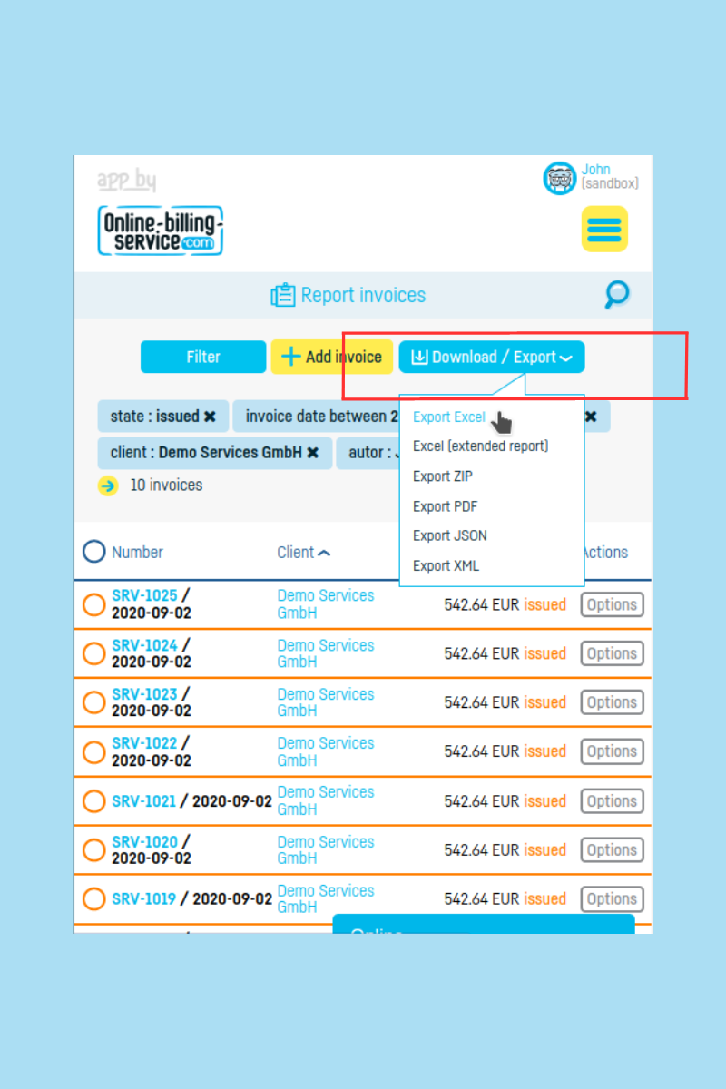 How to use search filters? - step 6