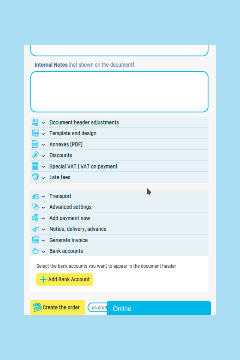 How to Add and Customize a Order - step 6